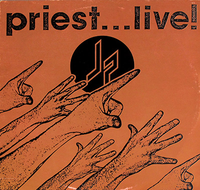 JUDAS PRIEST - Priest Live album front cover vinyl record